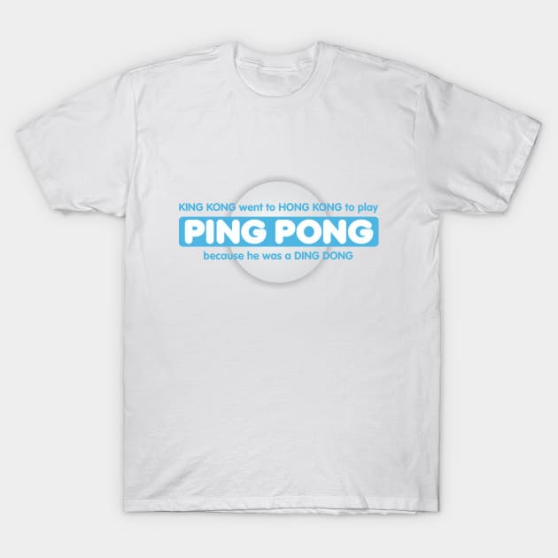 Ping Pong T-Shirt by Dale Preston Design